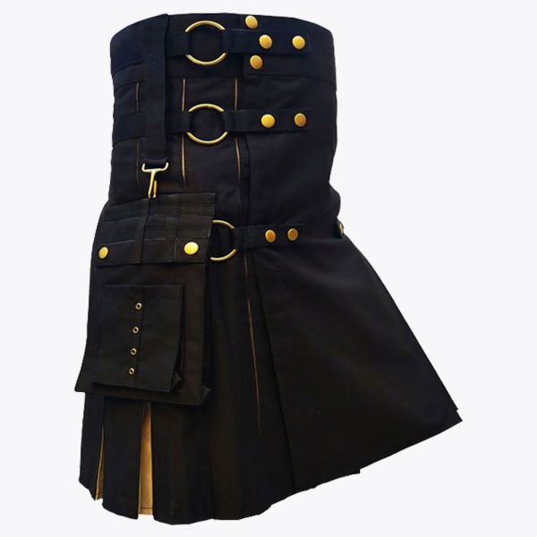 Black and khaki hybrid utility