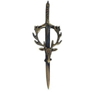 Antique Stag Head Kilt Pin +US$&nbsp;15.00