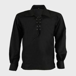 Black ghillie kilt Shirt +US$&nbsp;25.00