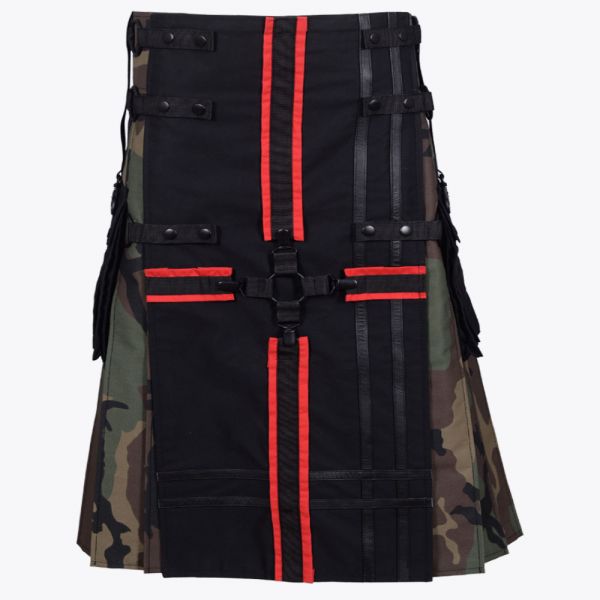 camouflage gothic utility kilt 1 $65