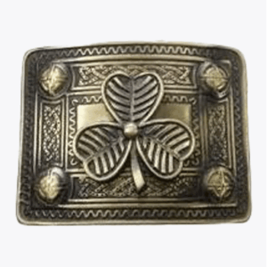 Antique Shamrock Kilt Buckle +US$&nbsp;25.00