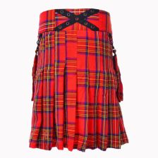 gothic style royal stewart tartan kilt back $150
