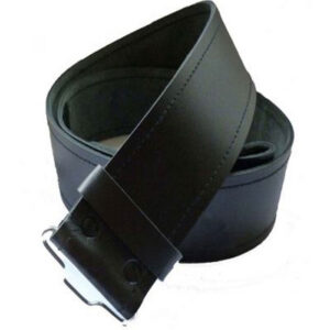 Plain Black Leather Kilt Belt +US$&nbsp;20.00