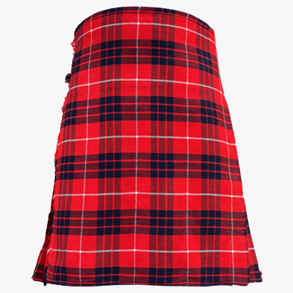 Clan Red Hamilton Modern Tartan Kilt For Men - Image 2