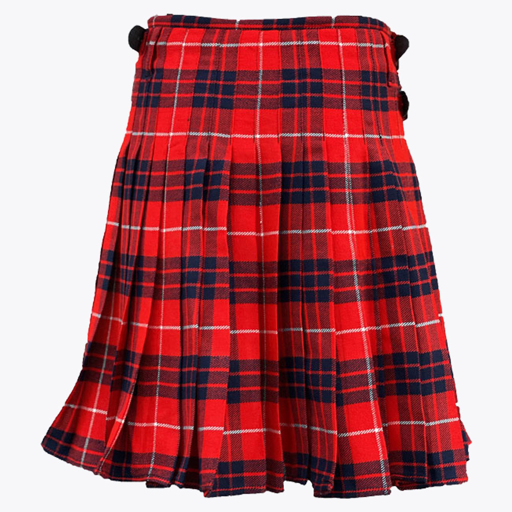Clan Red Hamilton Modern Tartan Kilt For Men - Image 3