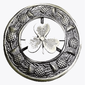 Antique Shamrock Kilt Brooch +US$&nbsp;25.00