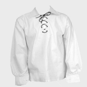White ghillie kilt shirt +US$&nbsp;25.00