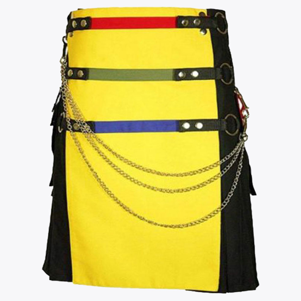 black and yellow fashion utility kilt.jpg