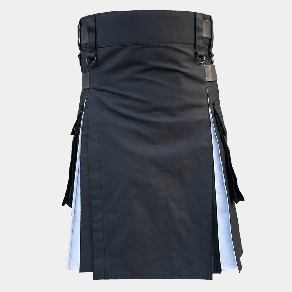 black white with cargo pockets utility kilt 1 .jpg