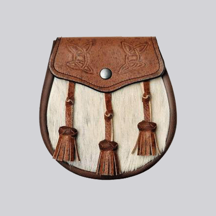 calfskin khaki celtic embossed semi dress sporran.gif