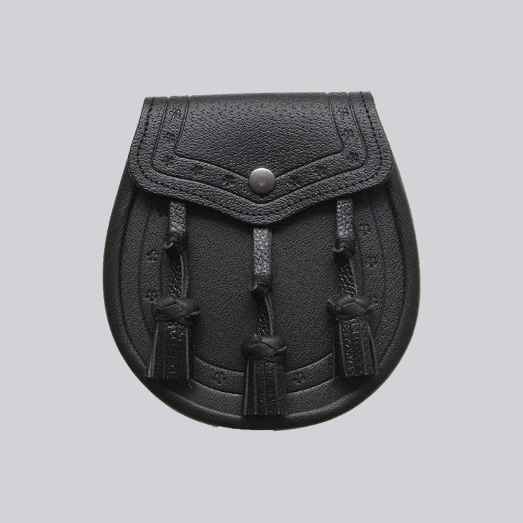 classic black leather sporran.gif