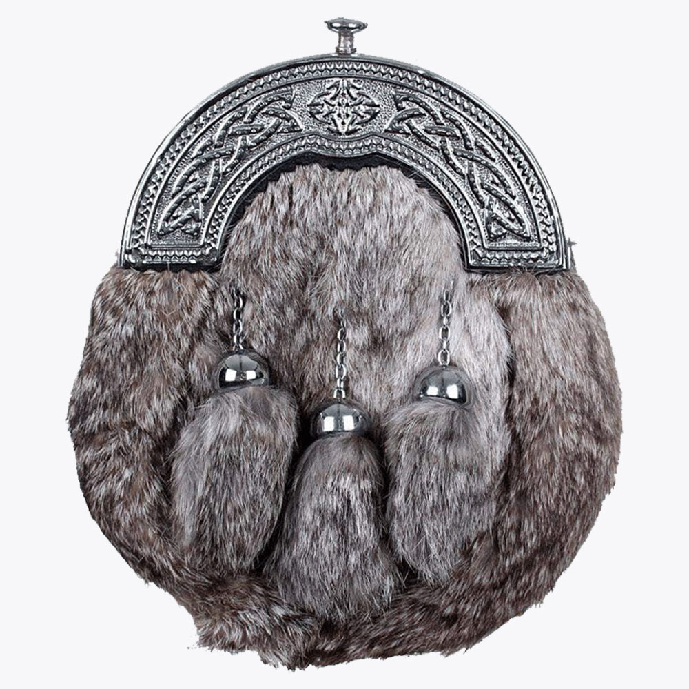 grey rabbit fur sporran.jpg