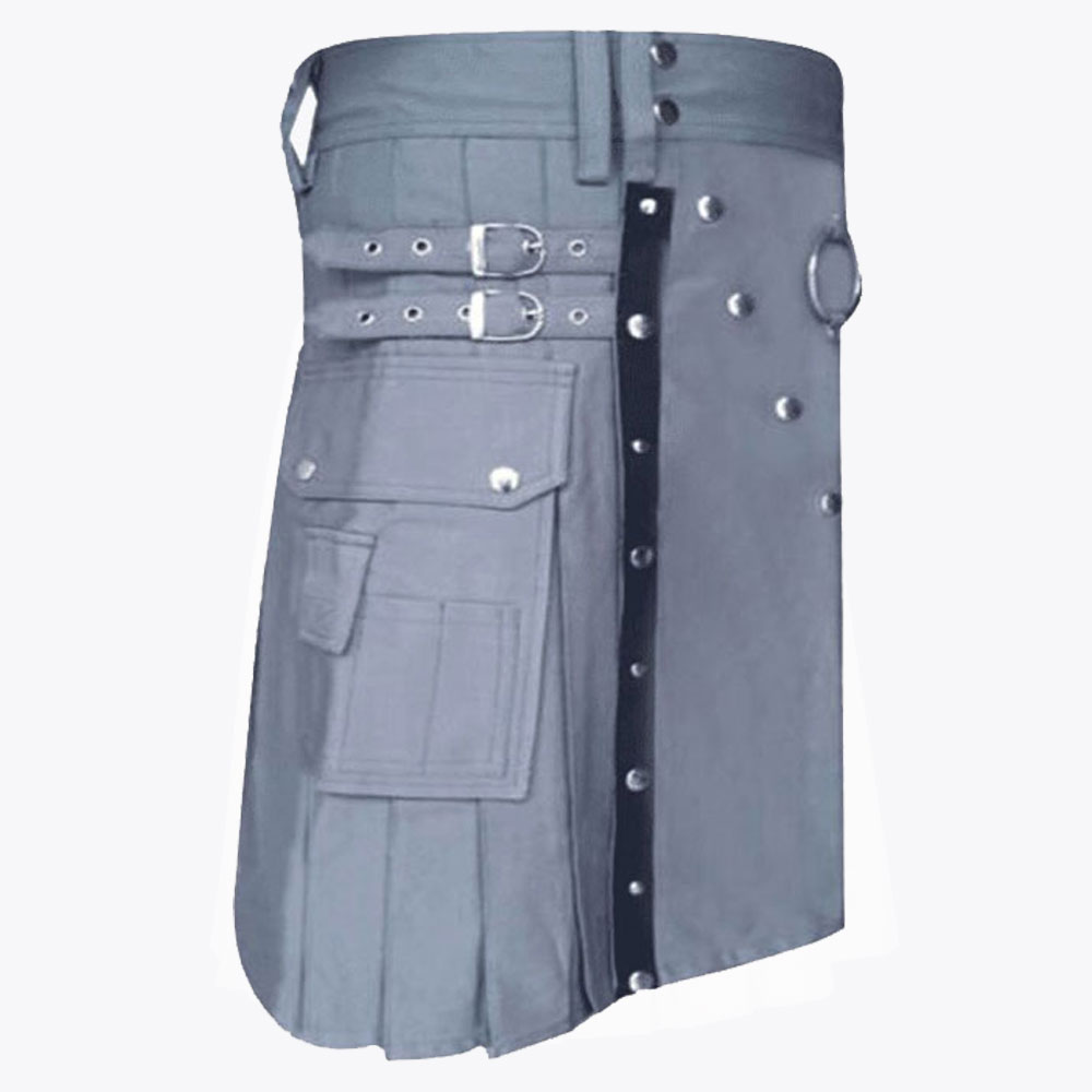 grey utility kilt with leather strapsss.jpg