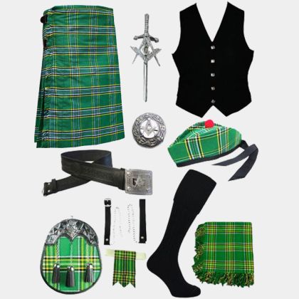 irish tartan kilt black vest with accessories deal.jpg