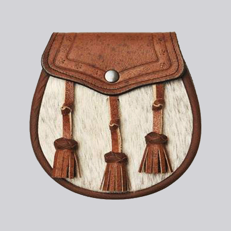 khaki celtic embossed semi dress sporran.gif