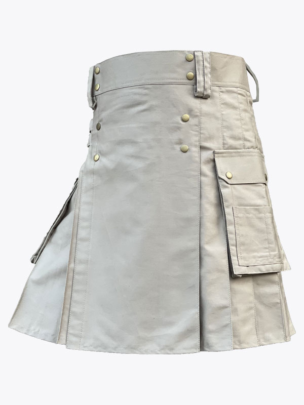 khaki utility kilt with cargo pockets 1.jpg