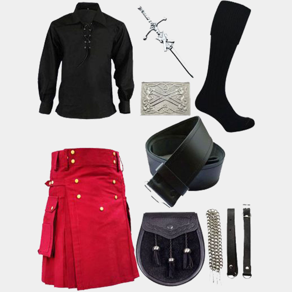 red utility kilt black shirt with accessories deal 3 1 1.jpg