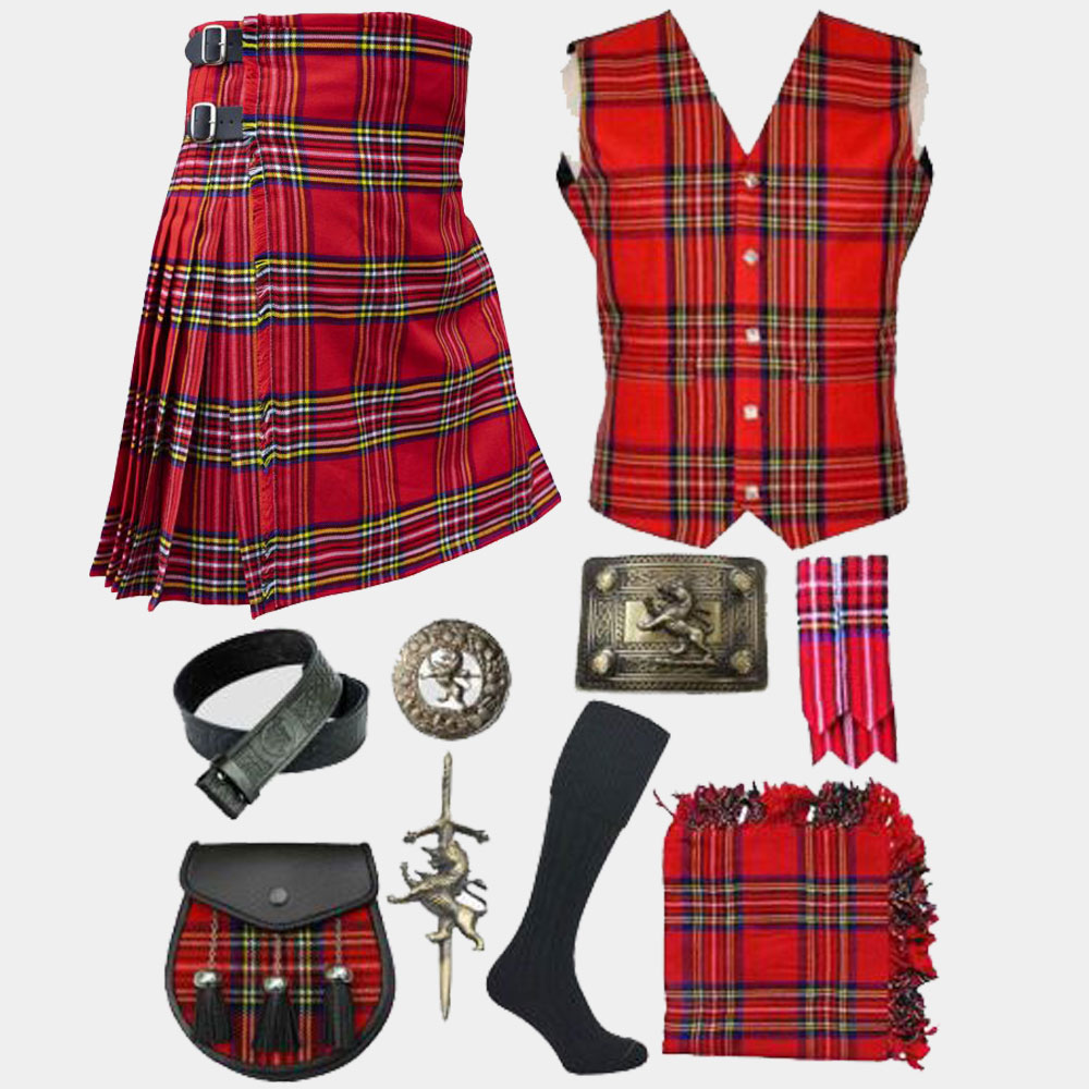 royal stewart tartan kilt vest with accessories deal.jpg