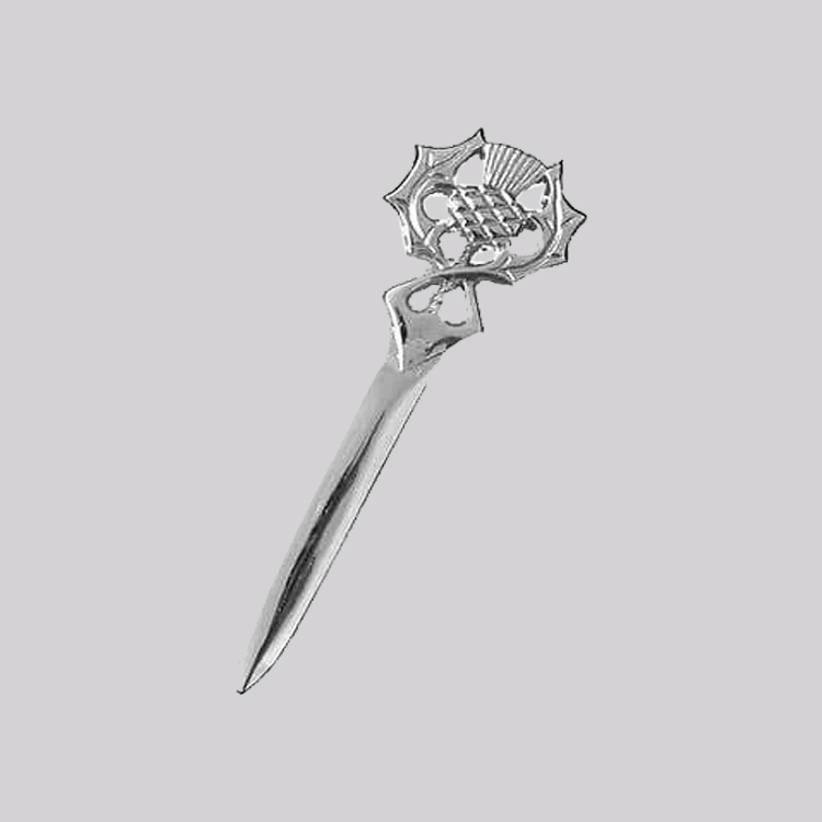 scottish thistle kilt pin with chrome finish.gif